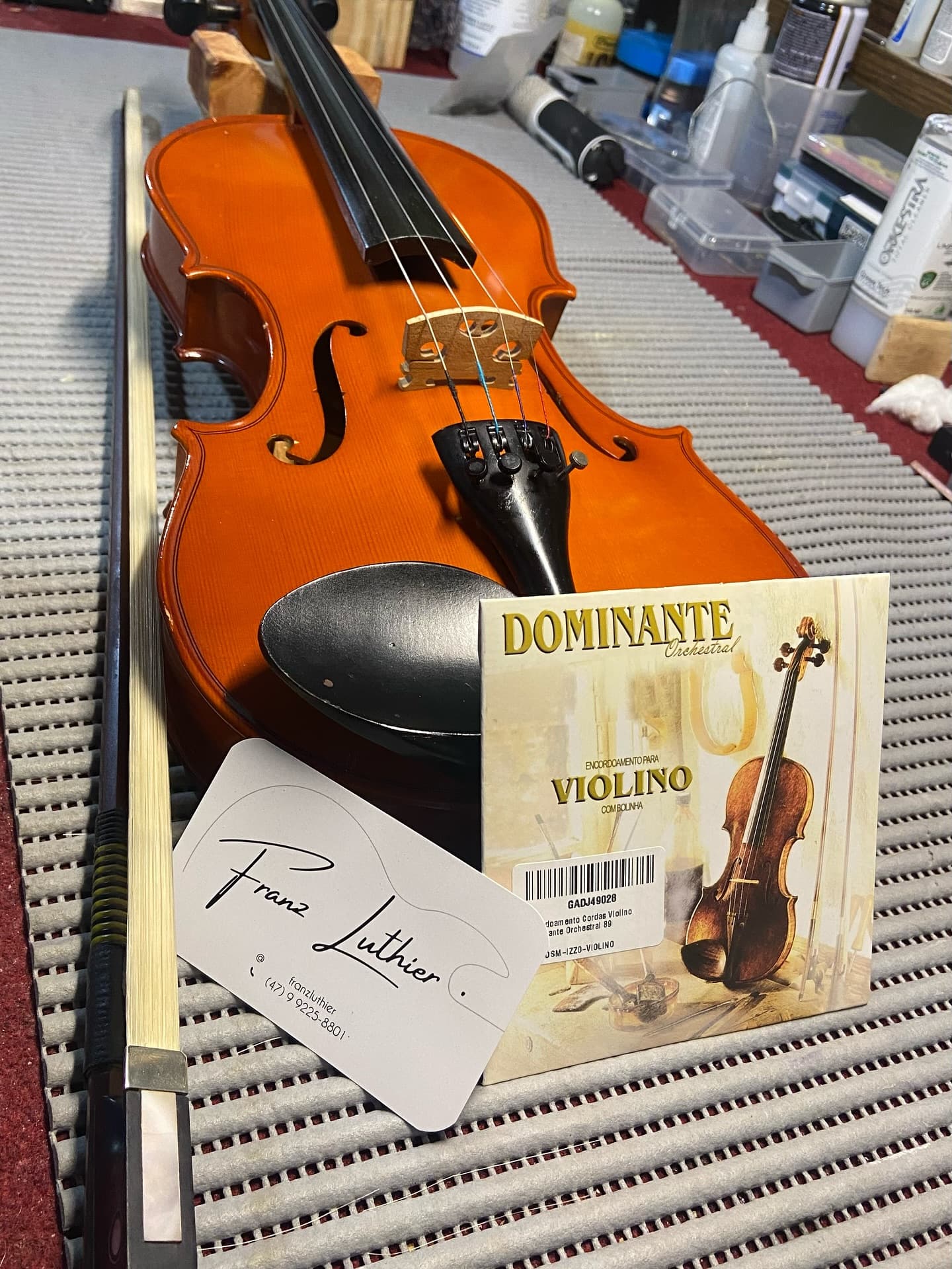 Violino — encordoamento e setup