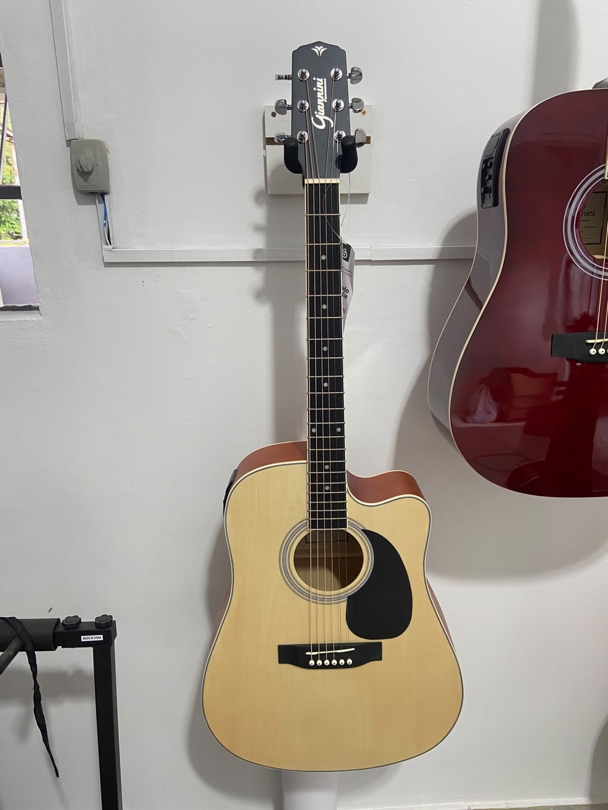 Violão Giannini GDC1 CEQ Eletroacústico Aço Natural Satin