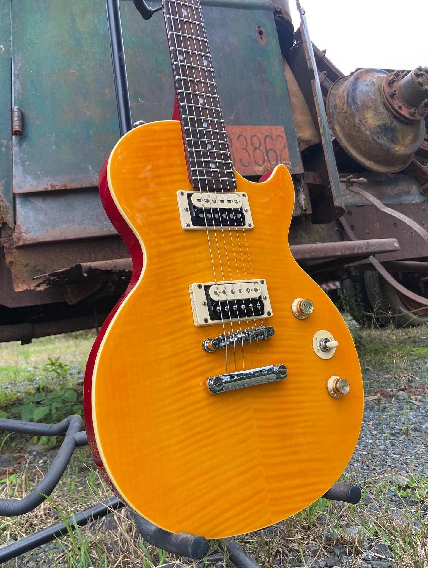 Les Paul — detalhe do acabamento